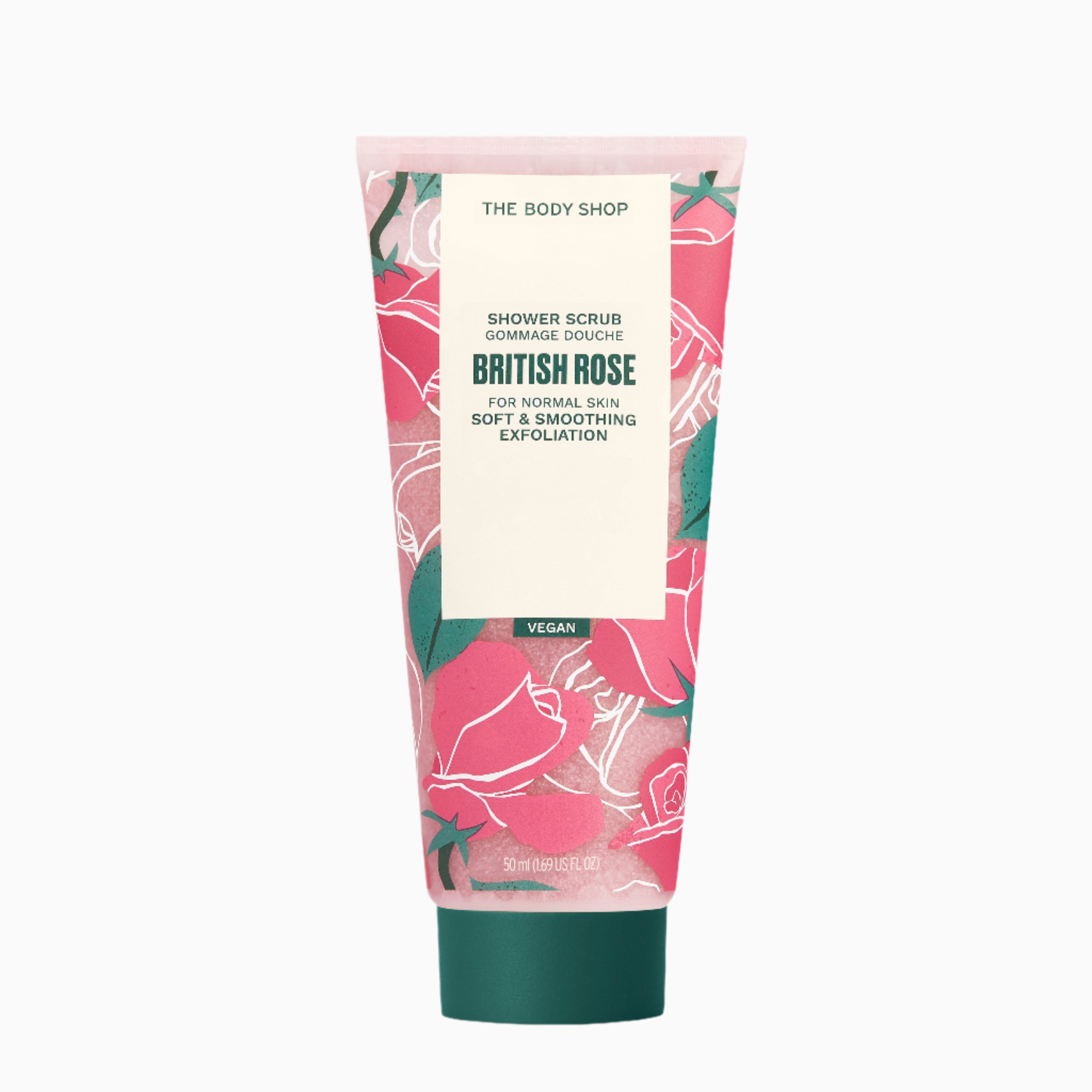 The Body Shop British Rose Shower Scrub