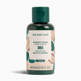 The Body Shop Shea Shower Cream bottle on a white background