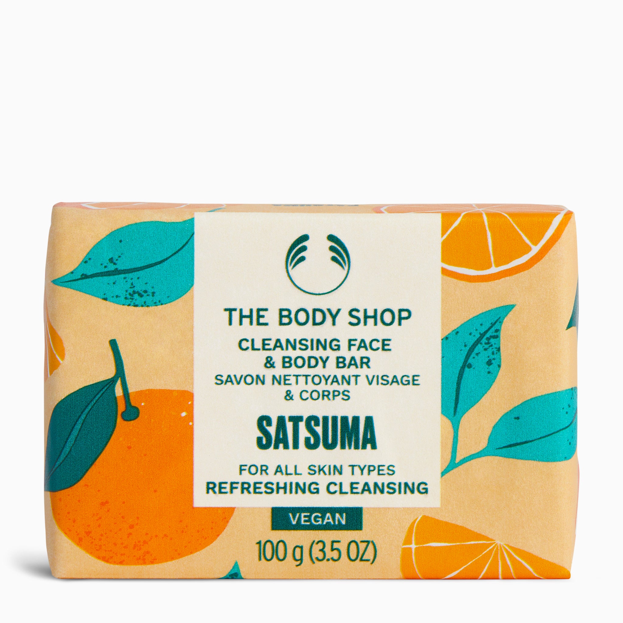 The Body Shop Satsuma Cleansing Face & Body Bar