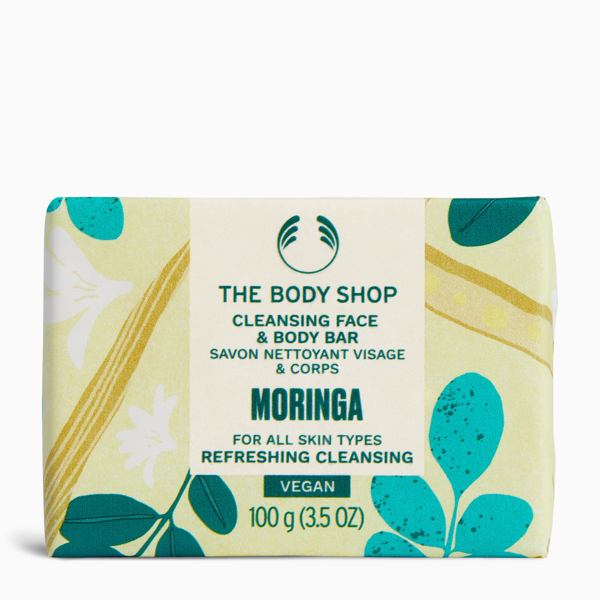 The Body Shop Moringa Cleansing Face & Body Bar