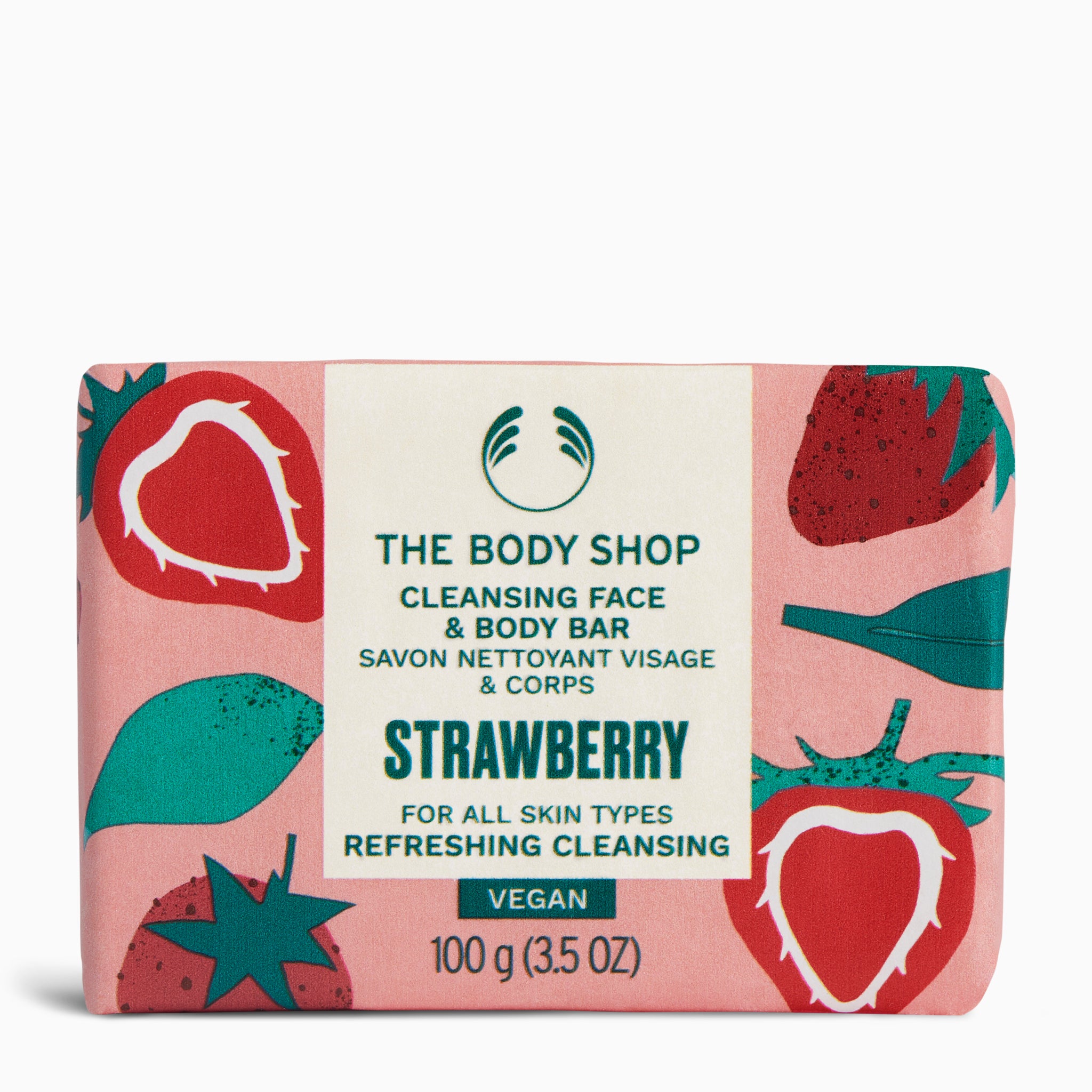 The Body Shop Strawberry Cleansing Face & Body Bar