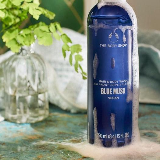 The Body Shop Blue Musk Hair and Body Wash