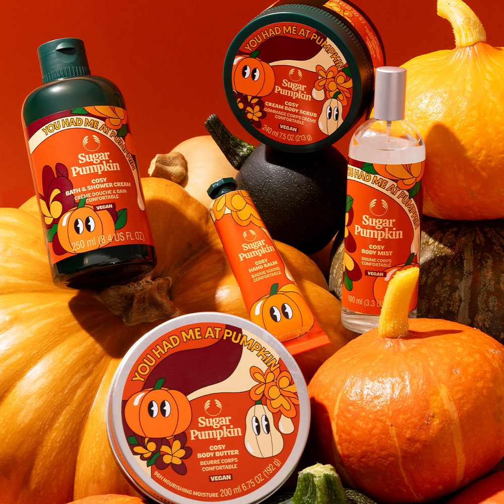The Body Shop Sugar Pumpkin range
