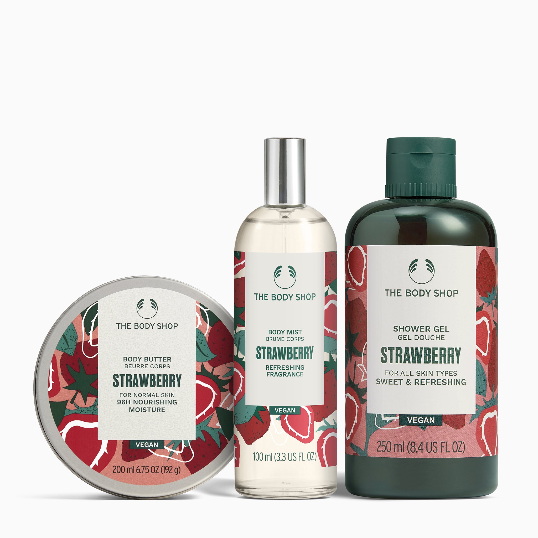 Strawberry Body Care Collection The Body Shop
